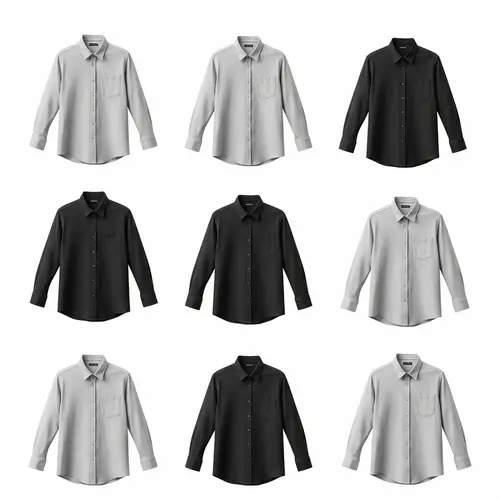 Minimalist Designs for Monochrome Shirts