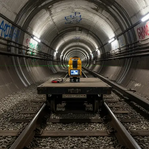 3D Laser Scanning on Subway Rail Tracks