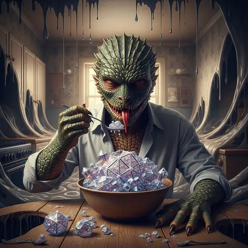 Trump's Surreal Kitchen: Eating DMT in a Melting World