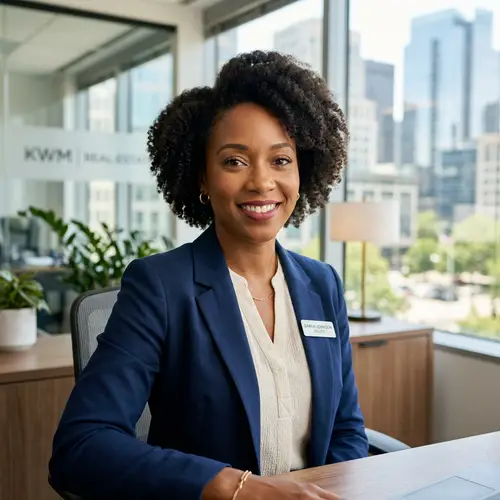 Modern Afro-American Real Estate Headshot