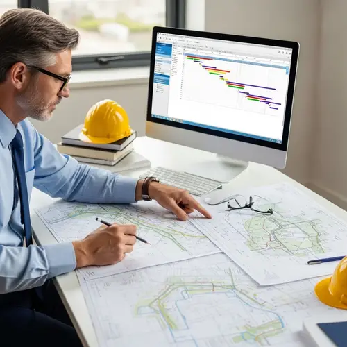 Senior Highway Engineer Working on Major Highway Project | Project Management Expertise