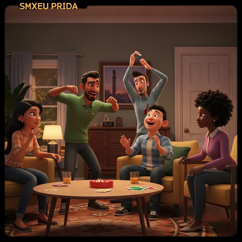 Fun-Filled Charades Night with Friends Fun-Filled Charades Night with Friends