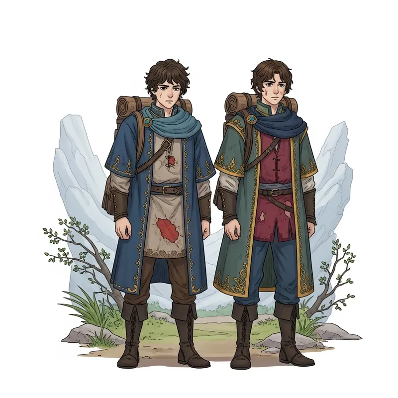 Two Kings' Sons Journey into the World