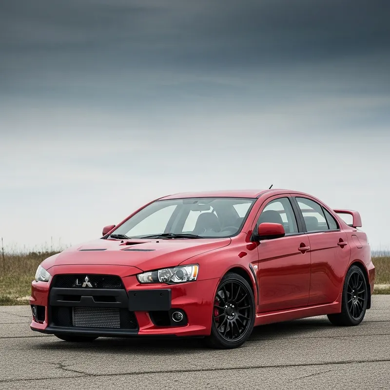 Mitsubishi Lancer Evolution X | Stunning Red Car