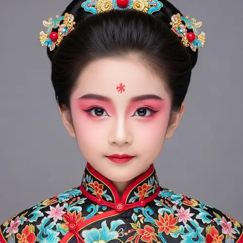 Beautiful Chinese Girl in Traditional Costume | Portrait