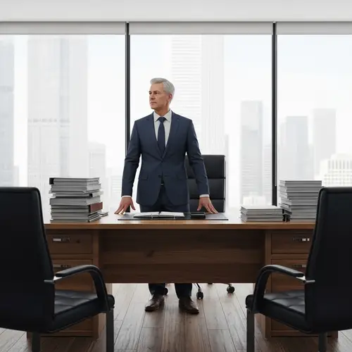 Successful Business Tycoon in Corporate Office | Corporate Financier