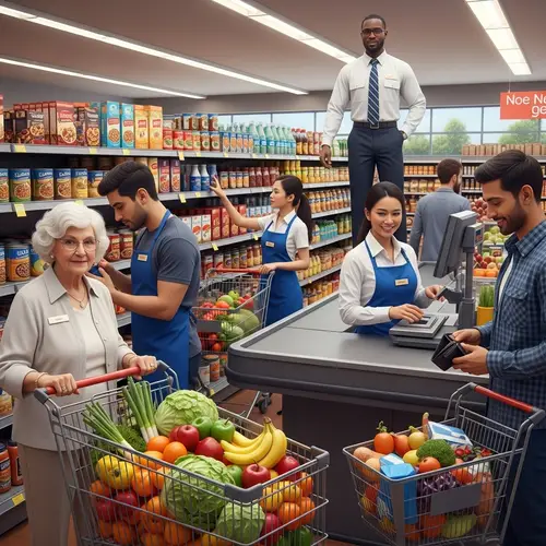 Diverse Buying Process in Modern Supermarket