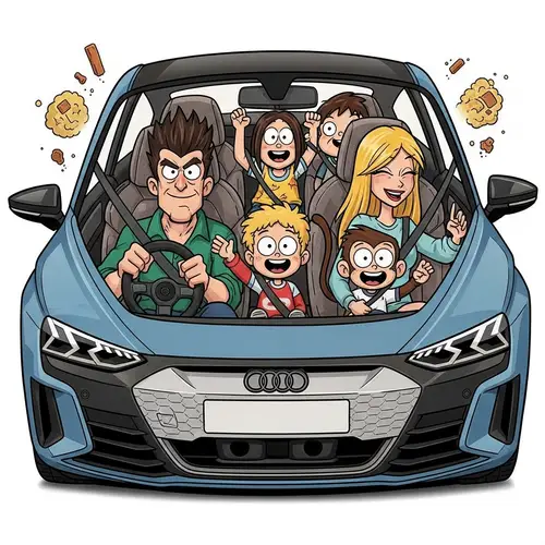 Energetic Audi e-tron GT | Family Adventure Animation