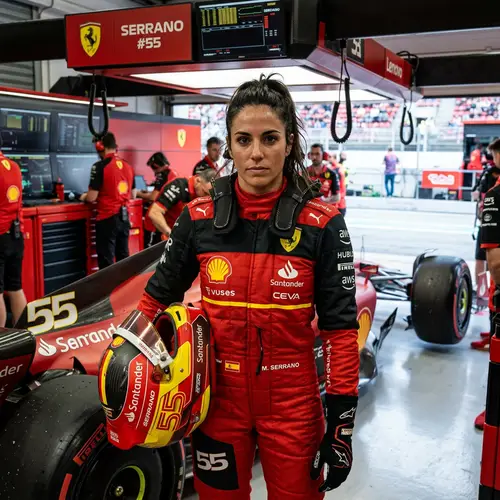 Ultra Realistic Formula 1 Race Driver Photography