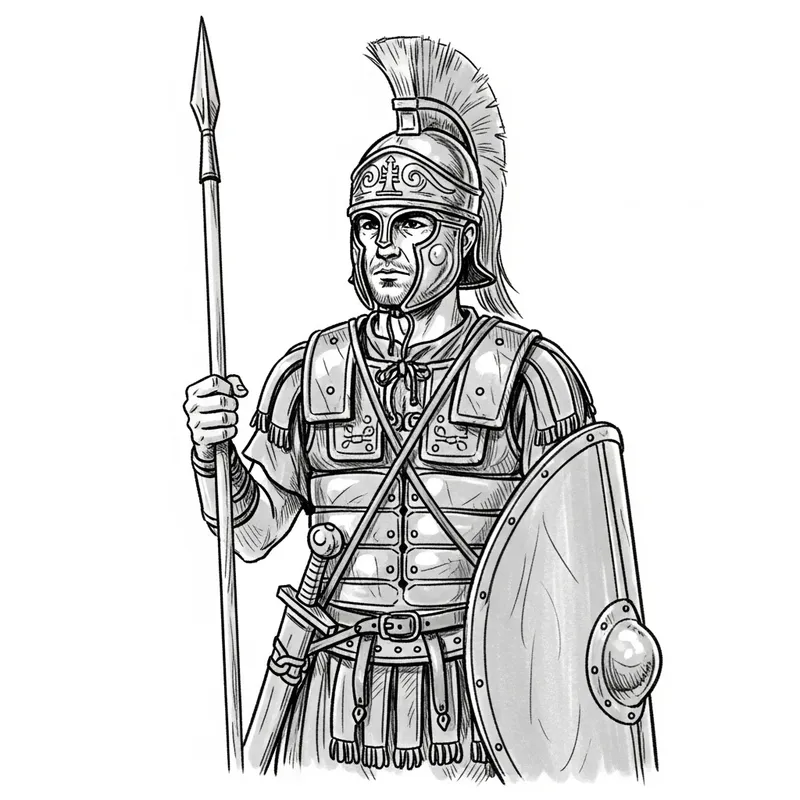 Carthaginian Warrior of the Second Punic War Era: Military Attire & Combat Readiness