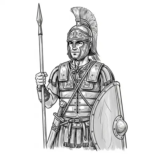 Carthaginian Soldier of Second Punic War Era: Military Gear & Weapons