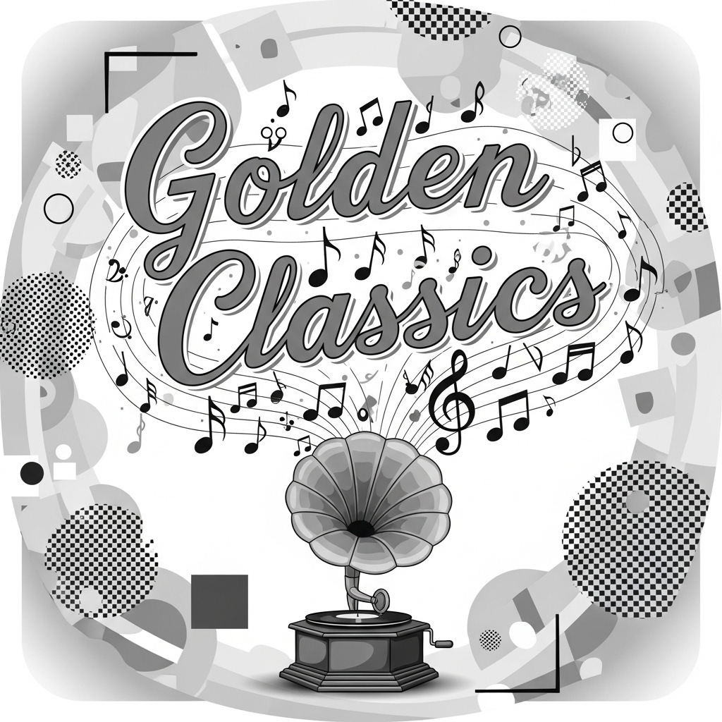 50s Album Cover: Golden Classics | AI Art Generator | Easy-Peasy.AI