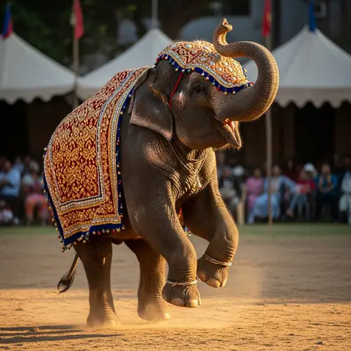 Elephant Dance - Majestic Performance