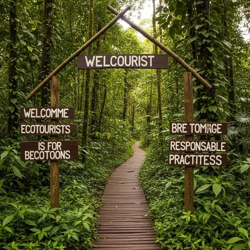 Ecological Trail in Ecuadorian Amazon - Nature Preserve Showcase