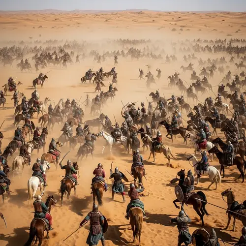Epic Desert Battle in Pre-Islamic Era