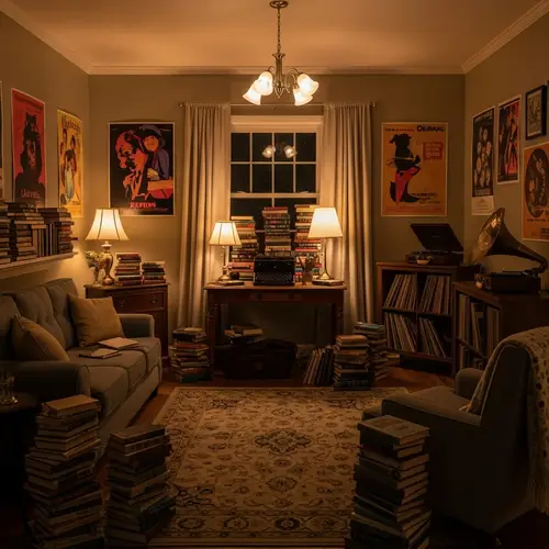 Vintage Living Room Design for Charlie - The Perks Of Being a Wallflower