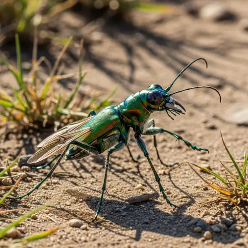 Escabajo Cephalota (Taenidia) dulcinea - Unique Insect Species Display