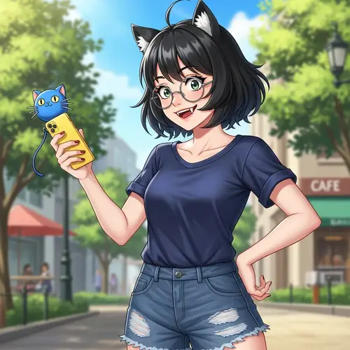 Yanagi Uzaki - Playful and Energetic Female Character