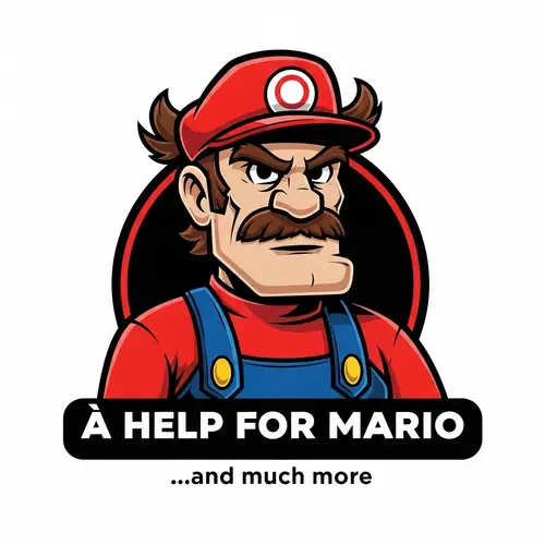 Super Mario Story Logo Design