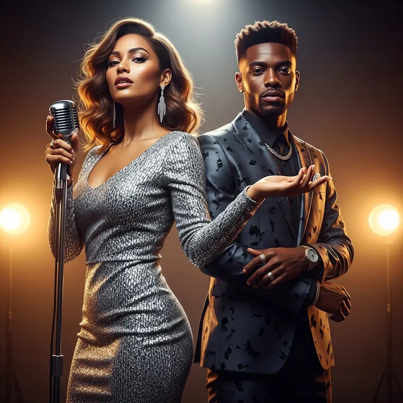 3D Ultra Realistic Beyoncé and Jay-Z Portrait | Stunning Visual Art