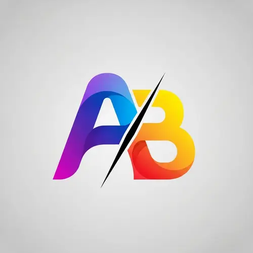 Abstract Logo Design with Nielsen Heuristics Colors