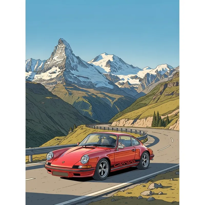 Classic Porsche 911 Road Trip Through the Alps Classic Porsche 911 Road Trip Through the Alps