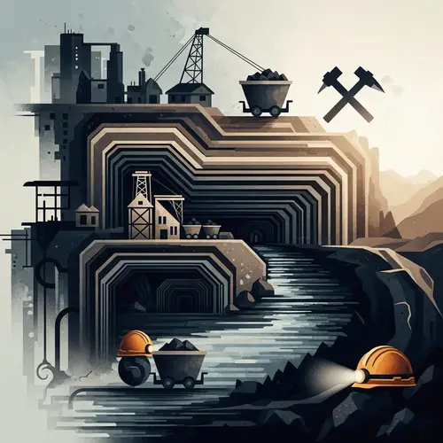 Manda Coal Mine | Abstract Geometric Interpretation