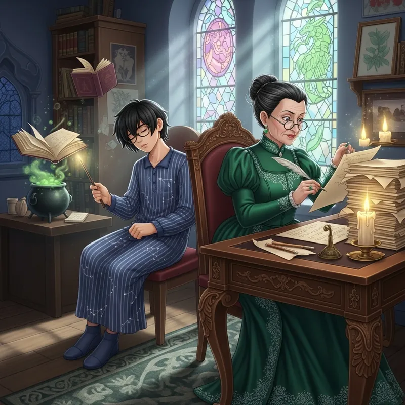 Harry Potter & Professor McGonagall Sleeping | Magical Dreams Harry Potter & Professor McGonagall Sleeping | Magical Dreams