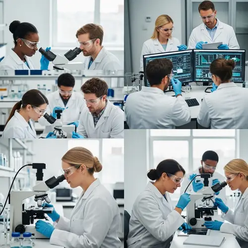 Professional Scientific Research in a Modern Lab