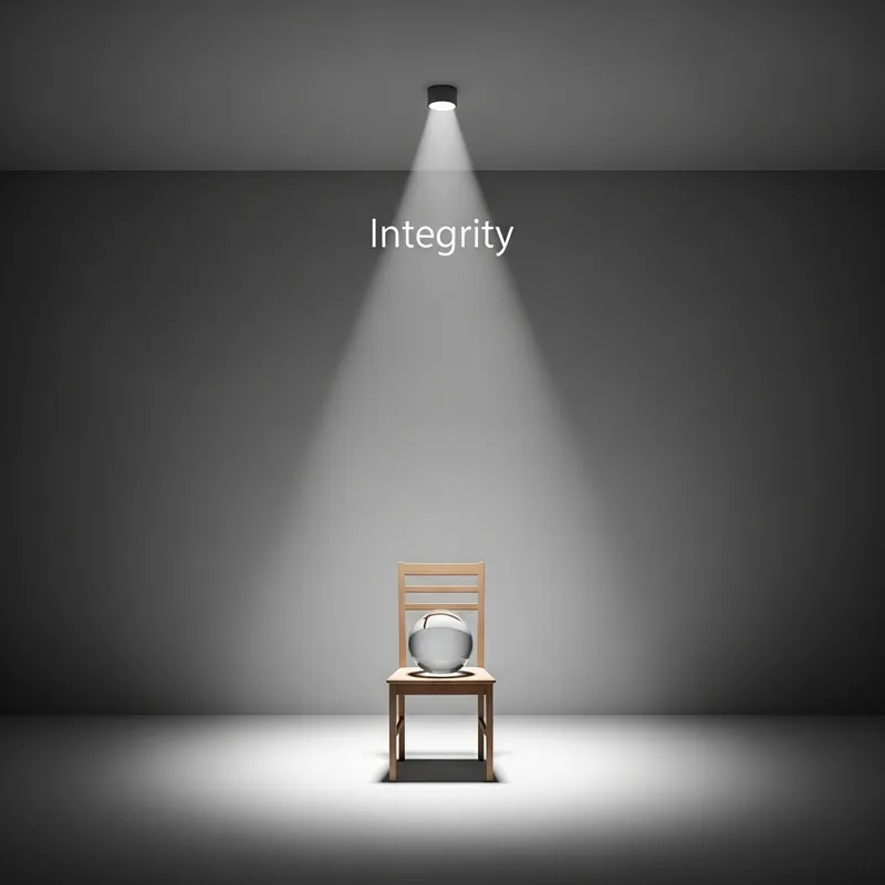 Minimalist Integrity with Crystal Globe