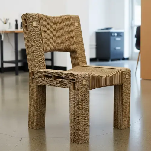 Innovative Cardboard Chair Design | Eco-Friendly Furniture