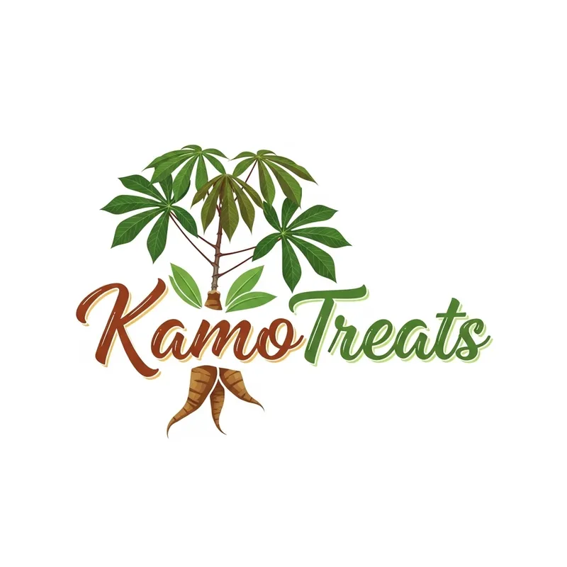 KamoTreats Logo Design | Fresh Cassava Business