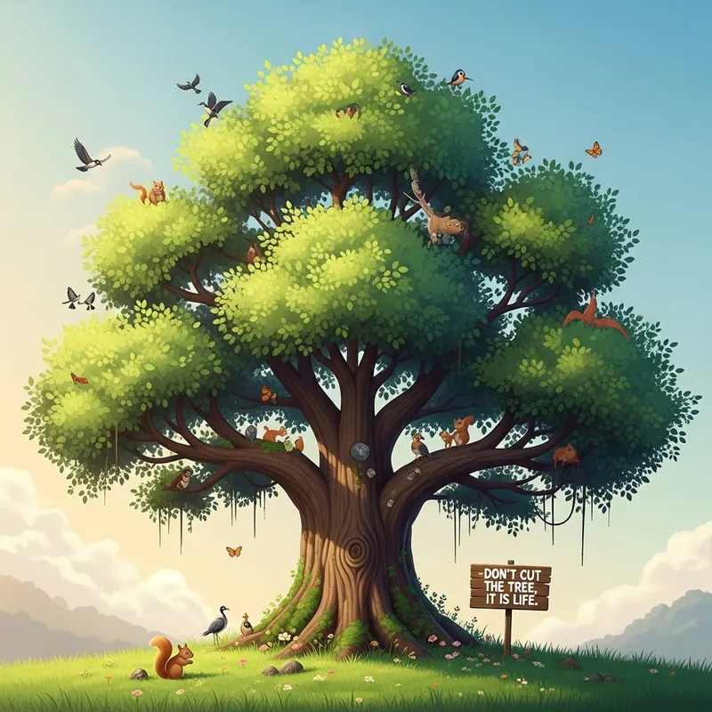 Life-Preserving Tree: A Symbol of Biodiversity