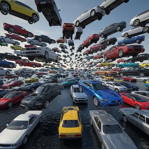 Abstract Cars: A Surreal Automotive Art Journey