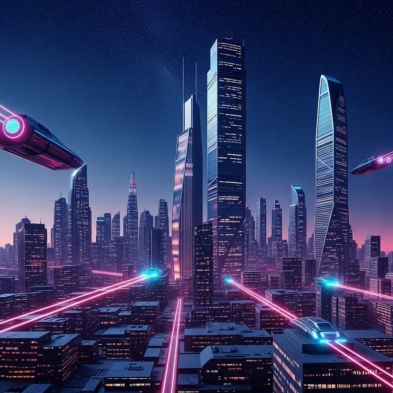 Abstract Futuristic Cityscape | Vision of Tomorrow’s Urban Design Abstract Futuristic Cityscape | Vision of Tomorrow’s Urban Design