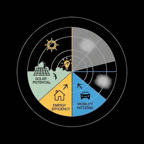 Urban Data-Driven Decision Support System with Radar Visualization