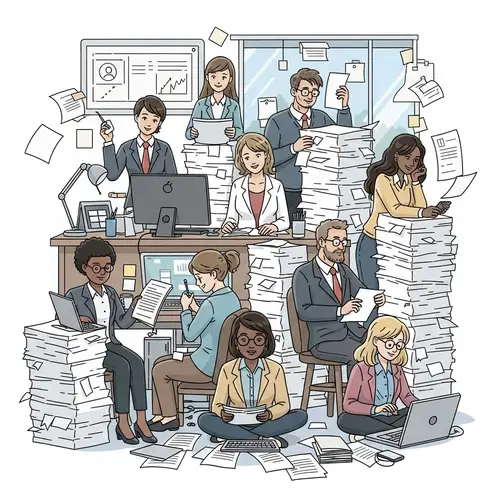 Diverse Human Resources Team Motivated for Success