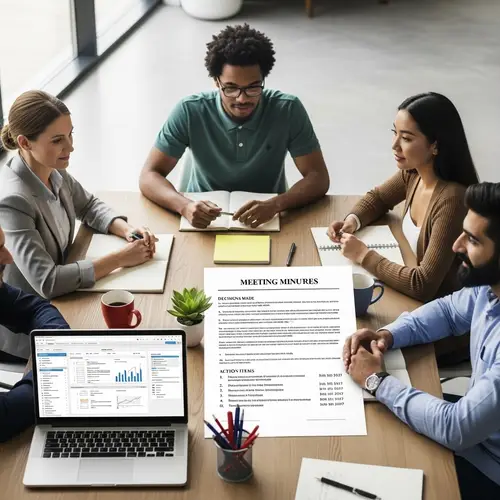 Professional Meeting Minutes: Key Points & Decisions Documented