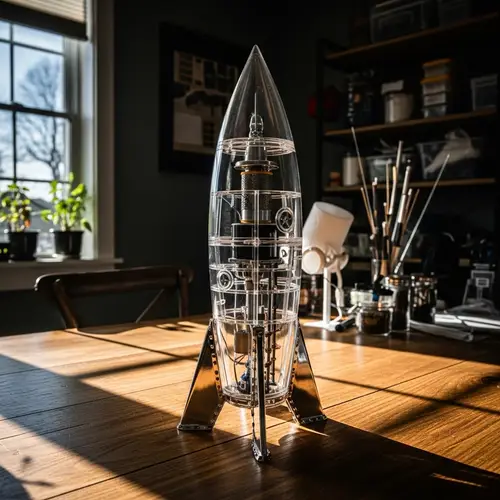 Homemade Plastic Rocket: A Crafting Marvel