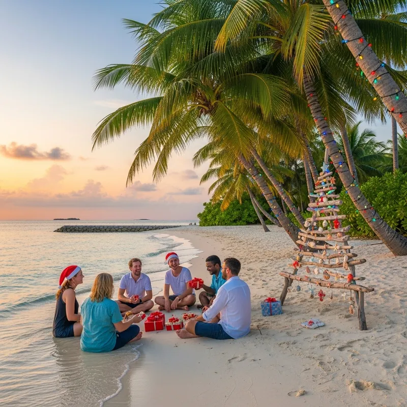 Christmas in Maldives | Tropical Sunset Gathering