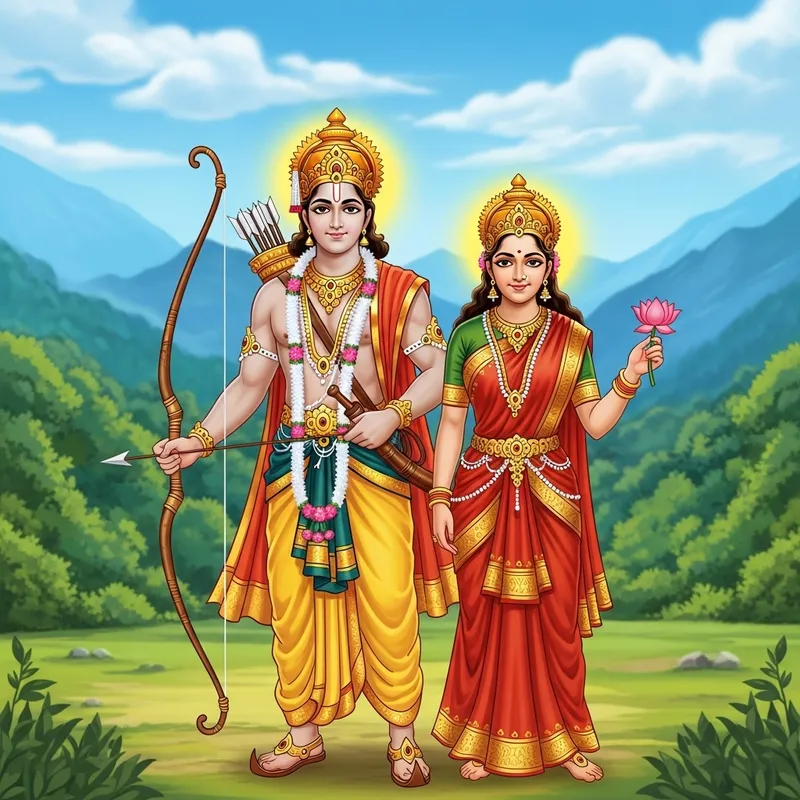 Ram and Sita - Ideal Mythological Duo | Mythical South Asian History