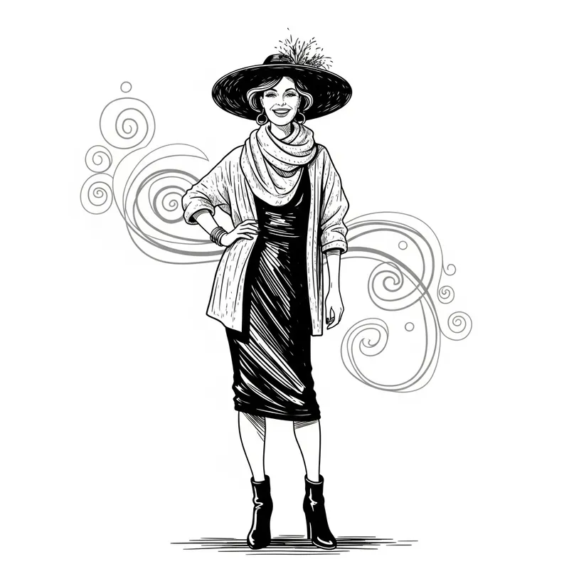 Chic Free Spirit Woman: Confidence, Creativity, Humor Chic Free Spirit Woman: Confidence, Creativity, Humor