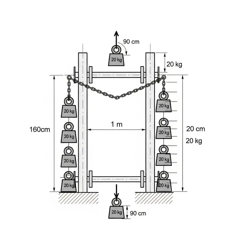 Calculation of Dynamic Force & Weight Displacement in Mechanism