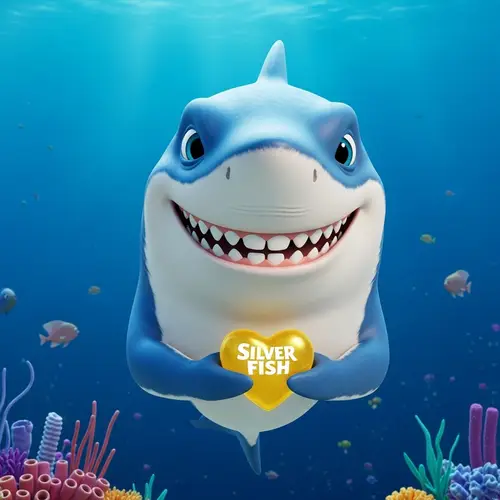 Meet Sharky: The Silver Fish Superhero Protecting Marine Dental Health
