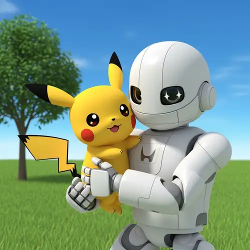 Pikachu Love: Adorable Moments with Honda Asimo