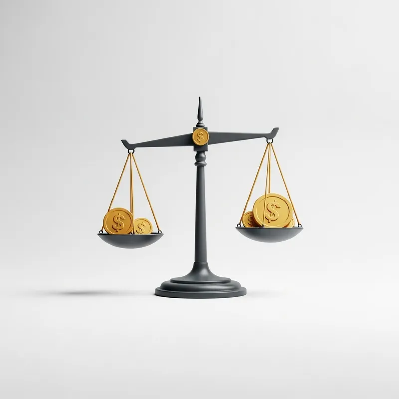 Financial Stability Minimalist Art