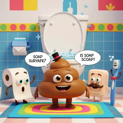 Talking Poop Animated Tale | Family-Friendly Humorous Conversation