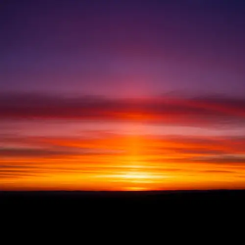 Abstract Sunset Artwork - Vivid Colors & Emotion