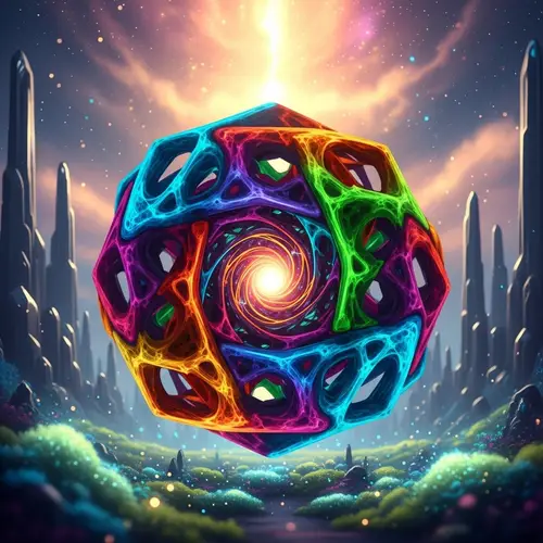 Stunning Orve: An Abstract Geometric Art Piece