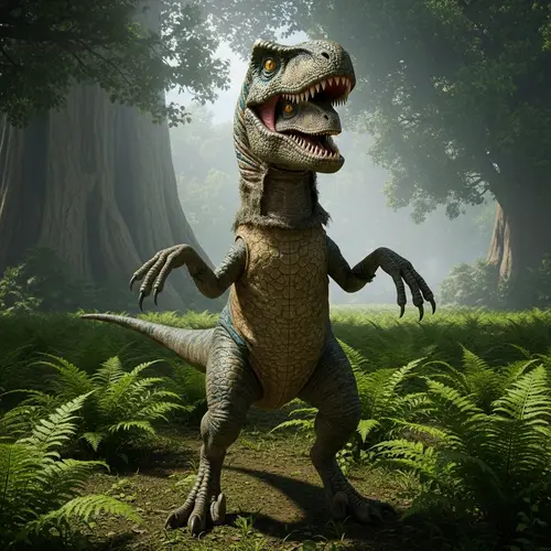 Dinosaur Dressed in Costume - Fun Dino Outfit